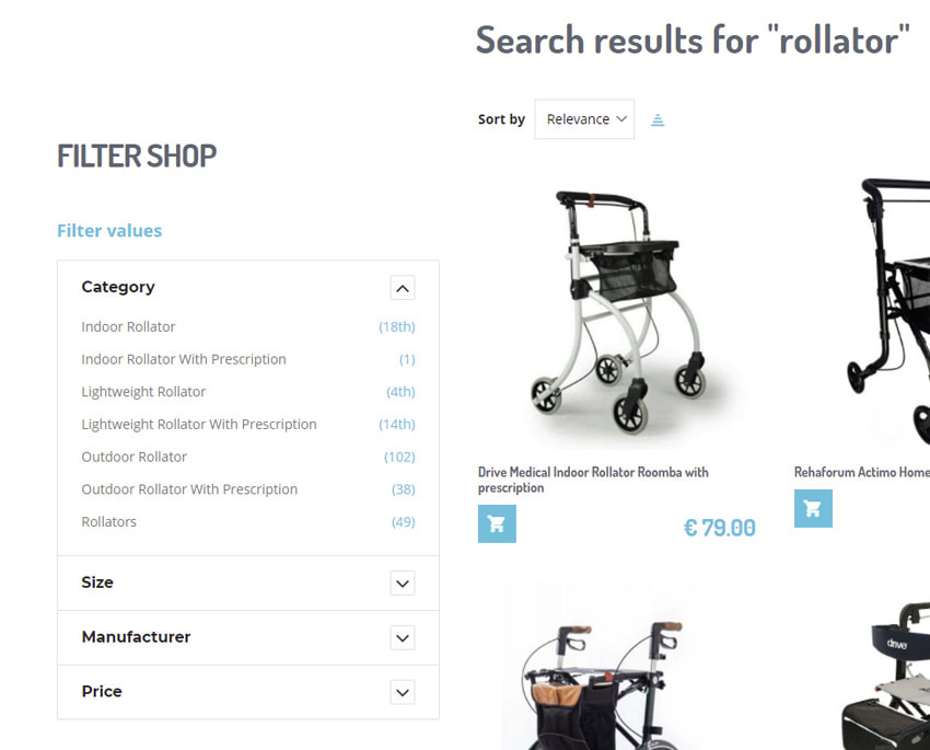 Site Search 360 filters