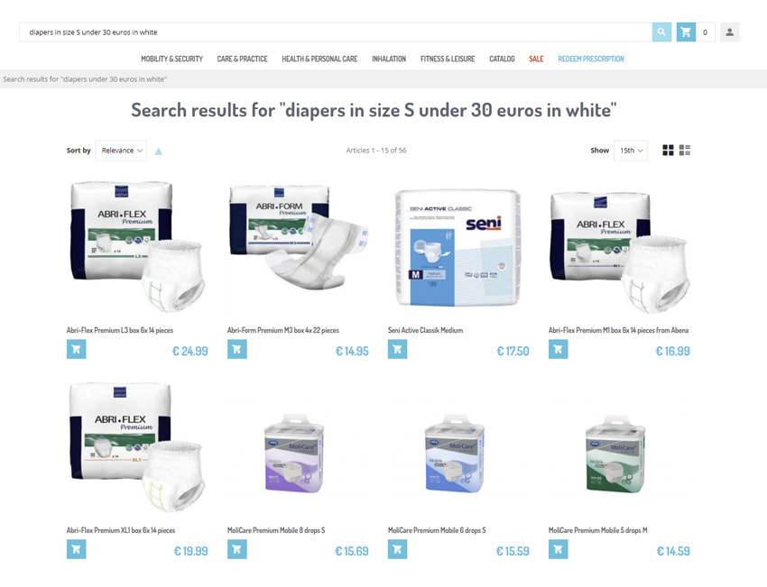 Semantic search example